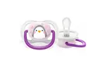 Пустышка Philips AVENT Ultra Air Animal для девочек 0-6 мес (SCF080/06)