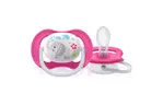 Пустышка Philips AVENT Ultra Air Animal для девочек 6-18 мес (SCF080/08)