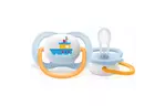 Пустышка Philips AVENT Ultra Air I love... для мальчиков 0-6 мес (SCF080/01)