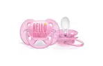 Пустышка Philips AVENT Ultra Soft для девочек 6-18 мес (SCF223/02)