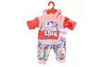 Аксессуар к кукле Zapf Набор одежды Baby Born Трендовый спортивный костюм Розовый (826980-1)