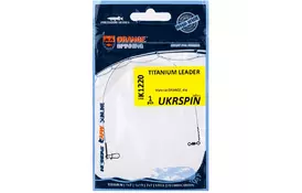 Повідець UKRSPIN Orange Spinning титан з вертлюгом 20см 9кг (18lb)/0.3мм (1590.02.65) - Фото