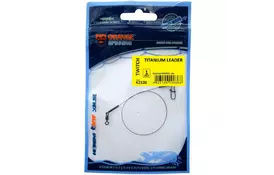Повідець UKRSPIN Orange Spinning титан з вертлюгом 22см 9кг (18lb)/0.3мм (1590.02.66) - Фото