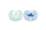 Пустышка Philips AVENT Ultra Soft для мальчиков 0-6 мес (SCF222/01)