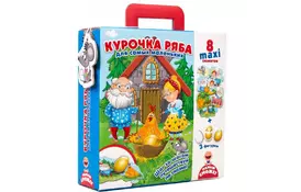 Пазл Vladi Toys Путешествие сказкой Курочка Ряба, русский язык (VT2909-12) - Фото