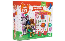 Розвиваюча іграшка Vladi Toys Математика на магнітах, 44 Кота українську мову (VT5411-08) - Фото