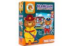 Развивающая игрушка Vladi Toys Игра с подвижными деталями Мишка, украинский язык (VT2109-04)