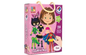 Розвиваюча іграшка Vladi Toys Магнітна одевалка Єва, укр. (VT3702-08) - Фото