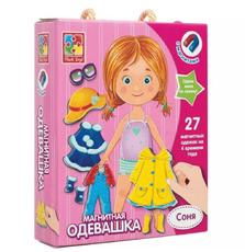 Развивающая игрушка Vladi Toys Магнитная одевалка Соня, рус. (VT3702-03)