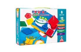 Розвиваюча іграшка Vladi Toys Пуговки для самих маленьких, російську мову (VT2905-01) - Фото