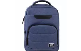 Рюкзак школьный GoPack Сity 144-1 синий (GO21-144M-1) - Фото