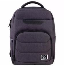 Рюкзак школьный GoPack Сity 144-2 серый (GO21-144M-2)