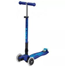 Скутер Micro Maxi Deluxe LED Темно-синий (MMD099)
