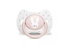 Пустышка Suavinex Hygge Уютные истории 18+ мес. розовый зайчик (306618) - Фото