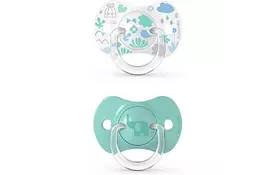 Пустушка Suavinex Memories Історії малюків 6-18 міс. 2 шт. зелена (307330) - Фото