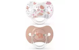 Пустушка Suavinex Memories Історії малюків 6-18 міс. 2 шт. помаранчевий (307331) - Фото