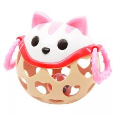 Погремушка BeBeLino Мягкий мяч Кот (58058)