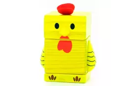 Розвиваюча іграшка Світ дерев'яних іграшок Пірамідка Курча (808) - Фото