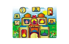 Розвиваюча іграшка Світ дерев'яних іграшок Рамка-вкладиш Теремок (Р 44) - Фото