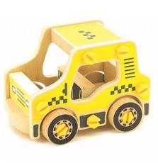 Развивающая игрушка Мир деревянных игрушек Такси (Д427)