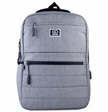 Рюкзак школьный GoPack Сity 167-1 серый (GO21-167M-1)