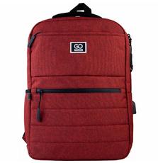Рюкзак школьный GoPack Сity 167-2 бордовый (GO21-167M-2)