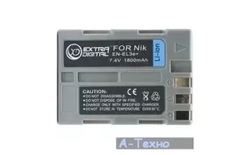 Акумулятор до фото/відео EXTRADIGITAL NIKON EN-EL3e (BDN2531) - Фото