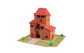 Конструктор Keranova из обожженной глины Альпийский домик (30304) - Фото