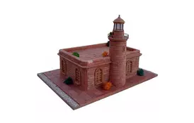 Конструктор Keranova из обожженной глины Маяк Рокетас (30111) - Фото