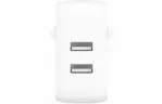 Зарядное устройство Belkin Playa Home Charger 12W DUAL USB 2.4A, white (PP0007VFC2-PBB)