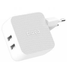 Зарядное устройство Belkin Playa Home Charger 12W DUAL USB 2.4A, white (PP0007VFC2-PBB)