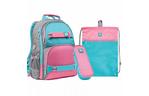 Рюкзак школьный Kite Wonder WK 702 Набор розово-голуб. (SET_WK21-702M-1)