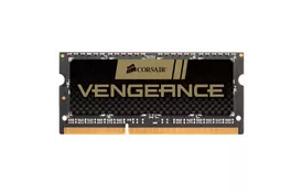 Модуль памяти для ноутбука SoDIMM DDR3 8GB 1600 MHz Vengeance Black CORSAIR (CMSX8GX3M1A1600C10) - Фото