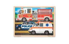 Пазл Melissa&Doug Спецмашины, 24 элемента (MD9062) - Фото