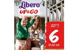 Подгузник Libero Up&Go 6 (13-20 кг) 20 шт (7322540686951) - Фото