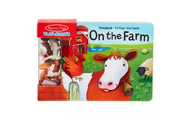 Розвиваюча іграшка Melissa & Doug книга з фігурками сільськогосподарських тварин (MD31285) - Фото