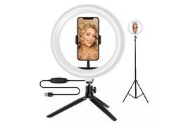 Набор блогера ACCLAB AL-LRSET1 3in1 Ring of Light, Holder, Tripod (1283126502040) - Фото