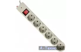 Мережевий фільтр живлення Defender DFS 603 3m 6 троянд (99407) - Фото