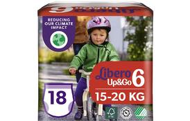 Подгузник Libero UpGo 6 13-20 кг 56 шт (7322541090580) - Фото