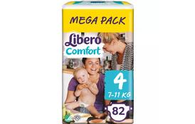 Подгузник Libero Comfort 4 7-11 кг 82 шт (7322541083186) - Фото