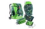 Рюкзак школьный Deuter Набор 5 пр OneTwoSet Sneaker Bag 2018 forest dino (3880017 2018 (SET))