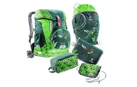 Рюкзак школьный Deuter Набор 5 пр OneTwoSet Sneaker Bag 2018 forest dino (3880017 2018 (SET)) - Фото