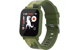 Смарт-часы CANYON CNE-KW33GB Kids smartwatch Green camouflage (CNE-KW33GB) - Фото