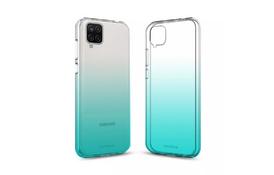 Чехол для моб. телефона MakeFuture Samsung A12 Gradient (Clear TPU) Azure (MCG-SA12AZ) - Фото