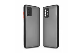 Чехол для моб. телефона MakeFuture Samsung A32 Frame (Matte PC+TPU) Black (MCMF-SA32BK) - Фото