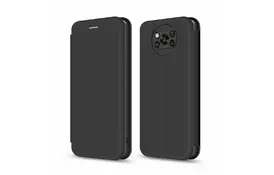 Чехол для моб. телефона MakeFuture Xiaomi Poco X3 Flip (Soft-Touch PU) Black (MCP-XPX3BK) - Фото