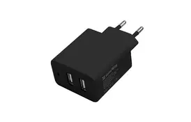 Зарядное устройство ColorWay 2USB AUTO_ID 4.8A (24W) black (CW-CHS016-BK) - Фото