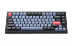 Keychron Клавиатура V1 84 Key QMK Gateron G PRO Brown Hot-Swap RGB Frosted Black