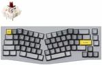 Keychron Клавиатура Q8 100 Key QMK Gateron G PRO Brown Hot-Swap RGB Knob UK Grey