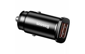 Зарядное устройство Baseus Square metal A+A 30W Black (CCALL-DS01) - Фото